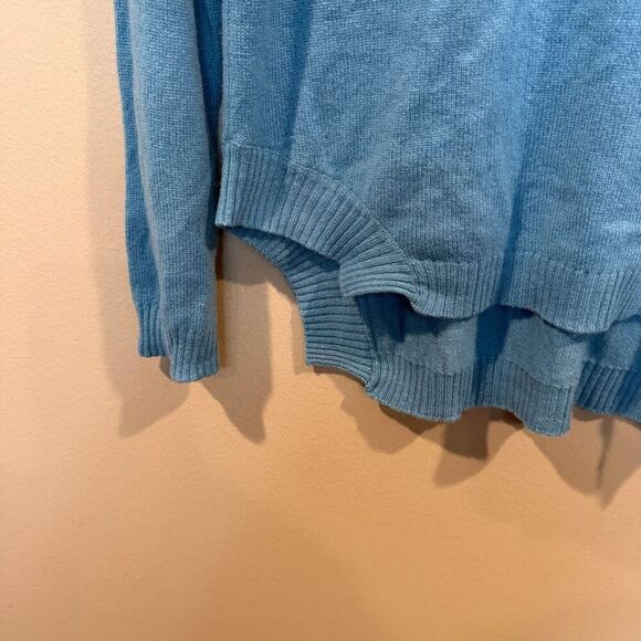 Christopher Fisher Blue Cashmere Sweater - Picture 3 of 6